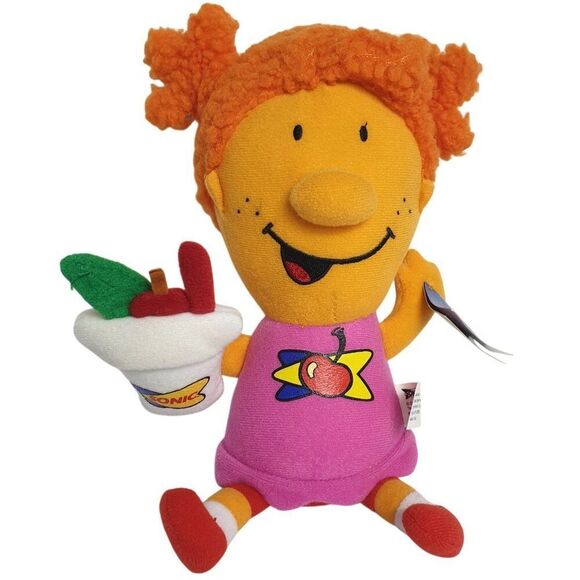 VTG Sonic Cherrie Plush 10.5" Toy Doll Wacky Pack C3 Rocket RARE Collectible HTF - Picture 1 of 8